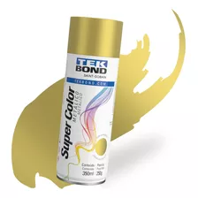 Tinta Spray Super Color Metálica 350ml Dourado Tekbond