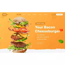 Criação E Desenvolvimento De Site Hamburgeria Personalizado