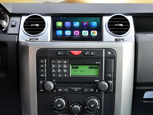 Radio Android Land Rover Discovery 3 2004 A 2009 Carplay Foto 3