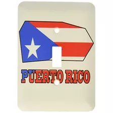La Bandera De Puerto Rico Mapa De Contorno Y Nombre Del...