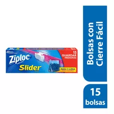 Bolsas Para Guardar Ziploc Cierre Fácil Medianas 15 Bolsas