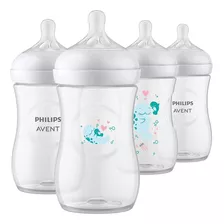 Set 4 Philips Avent Biberones Natural Response 9oz Scy903/61