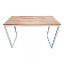 Mesa Comedor Hierro Madera Mueble Cocina 