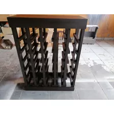 Rack Cava De 24 Botellas, Madera De Pino 