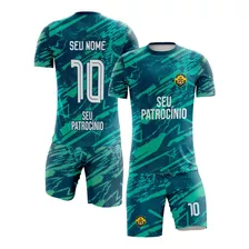 Uniformes Esportivo Time Futebol Personalizado Nome Dry Fit