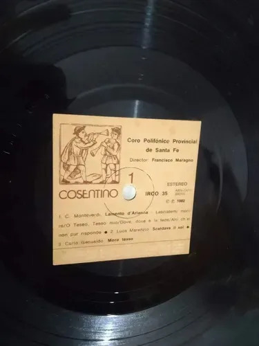 Coro Polifónico de Santa Fe - Lamento Dárianna - vinilo 1985