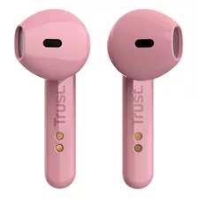 Auriculares In Ear Trust Primo Touch Bluetooth Rosado