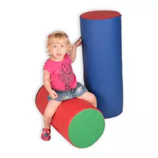 Rolo Sensorial Infantil Em Espuma 80 X 30 Cm Fisioterapia 