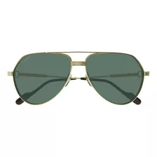 Lentes De Sol Cartier Ct0303s-004 61 Dorado Hombre