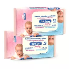 Toallas Humedas Airsun Para Bebe X 144 Unidades