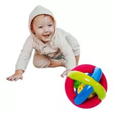 Bola Chocalho Leve Colorido Divertido Bebê Menino Menina