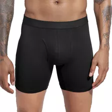 Bóxer Caballero Deportivo Largo Hombre Algodón, Cómodo,4pzs,