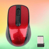 Mouse Inalambrico Para Computadora Color Rojo Azul Verde