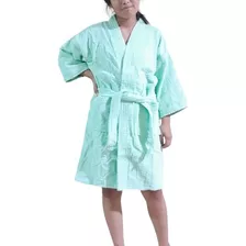 Bata De Baño Kimono Niños 100% Algodón Talla (14 - 16) 500gr
