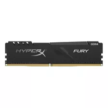 Memória Ram Fury Color Preto 16gb 1 Hyperx Hx424c15fb4/16