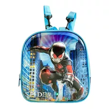 Lancheira Térmica Infantil Escolar Meninos Herói Spider 3d Cor Azul Spiderman