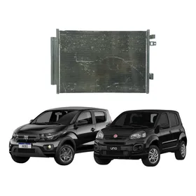 Condensador Ar Original Denso Uno Mobi Strada 1.0 1.3 3cc