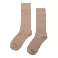 Medias Basicas Beige Largas Mh Socks Mario Hernández