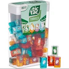 Tic Tac Travels Caixa Gigante Com 60 Mini Caixinhas