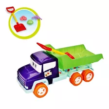 Brinquedo Caminhão Caçamba Grande Super Truck Praia 