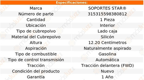 1) Cubre Polvo Lado Caja Int Century 2.5l 4 Cil 91/92 Foto 2