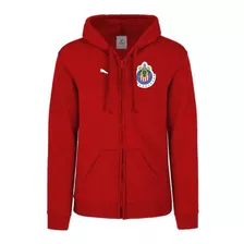 Sudadera Hoodie Chivas Guadalajara Con Cierre