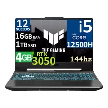 Asus Tuf A15 144hz Amd Ryzen 5, Ram 16gb 1tb Ssd Rtx3050 4gb