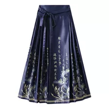 National Style New Chinese Horse Face Skirt