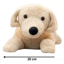 Cachorro De Pelúcia Labrador Deitado 50cm