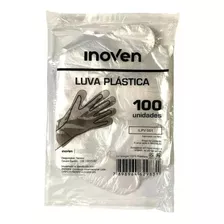 300 Luvas Plasticas Descartáveis Tam. Único 3 Pct C/100un