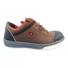 Zapatilla Firestone Seguridad Trabajo Cuero Liviana Zapato