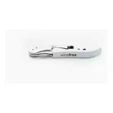 Accesorio Vino Winefroz Descorchador 2 Tiempos Blanco