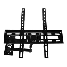 Soporte Pantalla Tv Movible Brazo Reforzado 26 A 47 Acero Color Negro