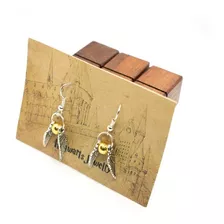Aretes Golden Snitch Quidditch Harry Potter 