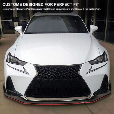 Fits 2017-2020 Lexus Is200t Is300 Is350 Front Bumper Lip  Kg Foto 8