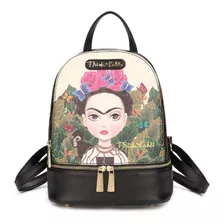 Mochila Frida Kahlo Cartoon Original Small Backpack Fjc930