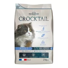 Alimento Crocktail Flatazor Gato Esterilizado, Saco 2 Kg.