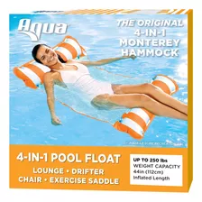 Paquete De 1 Inflable Piscina Aqua Leisure / Naranja - Hamac