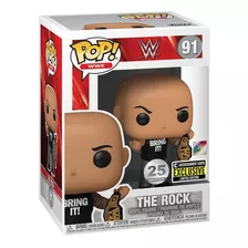 Wwe The Rock With Championship Belt Pop!