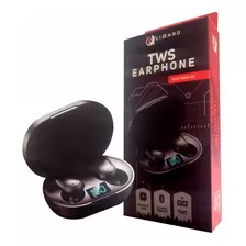 Auriculares Audifonos Tws X-lizzard Negro - Xxz-tws-02 Color De La Luz Azul