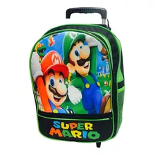 Mochila Infantil Escolar Mario Bros Linda