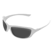 Óculos De Sol Spy 44 Link Standard Armação De Náilon Cor Branco, Lente Cinza De Polímero Clássica, Haste Branco De Náilon