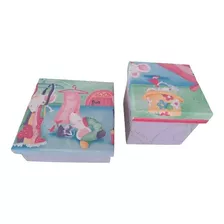 Kit 2 Peças Mdf Decorado Para Quarto De Menina Promoção