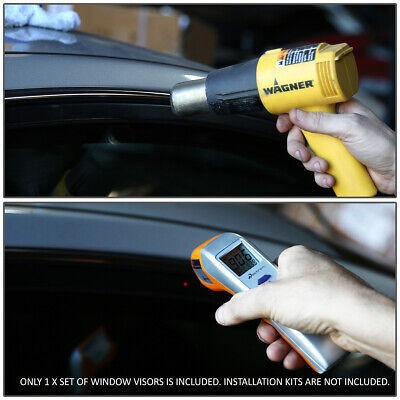 For 06-10 Mazda 5 Premacy Smoke Tint Window Visor Shade/su Foto 9