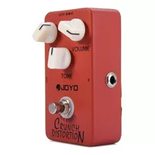 Pedal De Guitarra Jf-03 Joyo Lightweight Crunch Distortion True Bypass, Color Rojo