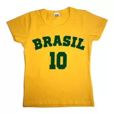 Camiseta Baby Look Feminina Da Copa Bebê Ref:0082-bb