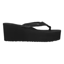 Sandalia Bamers Flip Platform Mujer Negro