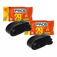 2 Câmara De Ar Paco Bike Aro 29x1.95/2.125 48mm Bico Grosso