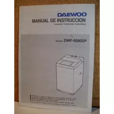 Manual Lavarropa Daewoo Dwf5590dp Español Zona Caballito