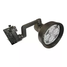 Foco Riel Trifásico E27 Par30 32w 4000k Neutra Osram Negro